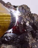 6.7cms SPHALERITE BARITE PYRITE QUARTZ CRYSTALS MINERAL SPECIMEN PERU MB60