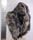 19cm MARCASITE BLADES GEODE PYRITE CHALCOPYRYTE  SPHALERITE PERU CRYSTAL MB120