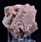 5.8cms RHODOCHROSITE ROSETTE PYRITE QUARTZ PERU PINK CRYSTALS MINERAL RB385