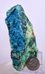 8.2cms QUARTZ CHRYSOCOLLA BOTRYOIDAL TENTADORA MINE PERU MINERAL SPECIMEN CB121