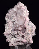 10cms RHODOCHROSITE ROSETTE QUARTZ PERU PINK CRYSTALS NEEDLES MINERAL RBZ418