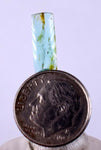 1ct GEM BLUE OPAL SCENIC CABOCHON PERU SEASCAPE PENDANT JEWELRY DENDRITES  BB21