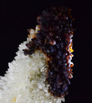 26cms STALACTITE QUARTZ IRIDESCENT GOETHITE LIMONITE PERU MINERAL SPECIMEN QB71