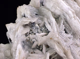 18cms BARITE CRYSTALS SPHALERITE PERU SHINY TRANSLUCENT MINERAL SPCIMEN EB64