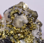 4.1cms APATITE QUARTZ PYRITE CRYSTALS PERU HUANZALA AB246