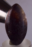 39cts GEM AXINITE PURPLE CABOCHON  PERU SUPER SHINY RARE MINERAL SPECIMEN BB308