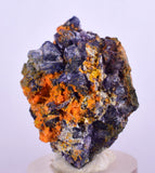 3.6cms GEM RARE WULFENITE FLUORITE MIMETITE MINI CRYSTALS ALAMO ARIZONA USA YB34