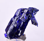 2.3cm GEM AZURITE CRYSTALS TSUMEB NAMIBIA ON MATRIX ROYAL BLUE SHARP SHINY UB239
