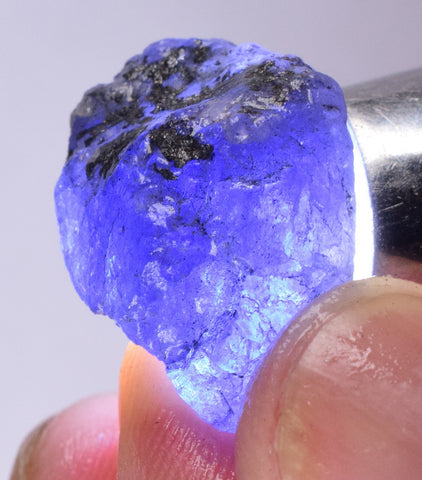 25cts GEM TANZANITE ROUGH ZOISITE GEMSTONE TANZANIA MINERAL TB49