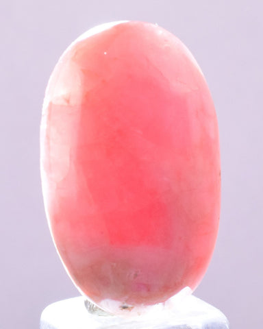 20carats RHODOCHROSITE INCA ROSE CABOCHON PERU GEMSTONE MINERAL SPECIMEN BB249