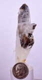 7cms GEM QUARTZ NATURAL CHLORITE INCLUDED PHANTOM CRYSTAL PERU  QB30