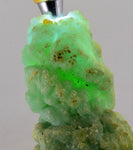 22cm MELANTERITE VOLCANO HOLE INSIDE STALACTITE CHALCANTHITE CRYSTAL PERU  FB77