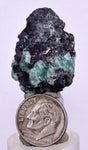 3.1cms GEOCRONITE GREEN FLUORITE CRYSTAL PERU MILPO ATACOCHA PERU SHINY KB34