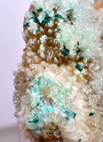 5cms ATACAMITE SELENITE DRUZY CHRYSOCOLLA QUARTZ MALACHITE LILY MINE PERU AB161