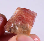 6.4grams GEM RED RHODOCHROSITE ROUGH ORTIZ  PERU GEMSTONE MINERAL SPECIMEN RB190