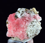 2.5cms RHODOCHROSITE FLUORITE PYRITE CRYSTAL RHOMBOHEDRAL SUPER MINIATURE RB298