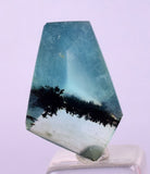 4.5cts GEM SKY BLUE OPAL FACETED PERU SHINY CLEAR JEWELRY OLD STOCK  BB93