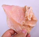 150 grams GEM PINK OPAL PERU ROUGH ANGEL SKIN TRANSLUCENT CORAL COLOR PB63