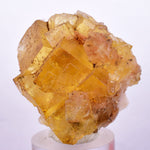 3.8cms GEM YELLOW FLUORITE SHINY CRYSTAL AHOULI MOROCCO MINERAL SPECIMEN KB44