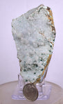 8cms DRUZY CHRYSOCOLLA QUARTZ ATACAMITE CRYSTALS PERU MINERAL SPECIMEN DB79