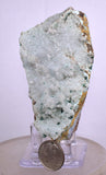 8cms DRUZY CHRYSOCOLLA QUARTZ ATACAMITE CRYSTALS PERU MINERAL SPECIMEN DB79