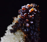26cms STALACTITE QUARTZ IRIDESCENT GOETHITE LIMONITE PERU MINERAL SPECIMEN QB71