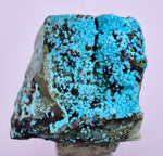 3.2cms QUARTZ CHRYSOCOLLA TENTADORA MINE PERU GRAPE BOTRYOIDAL CRYSTAL CB154