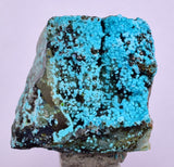 3.2cms QUARTZ CHRYSOCOLLA TENTADORA MINE PERU GRAPE BOTRYOIDAL CRYSTAL CB154