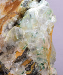7.9cms GEM ATACAMITE INSIDE SELENITE CRYSTAL LILY MINE 2000 DISCOVERY PERU AB158