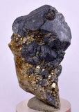 4.5cms GALENA QUARTZ PYRITE CRYSTAL CUBIC PERU MINERAL SPECIMEN  GB38