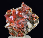 3.6cm VANADINITE CRYSTAL BARITE MIBLADEN MOROCCO MINIATURE MINERAL SPECIMEN WB21