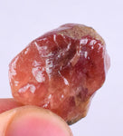 6.7grams GEM RED RHODOCHROSITE ROUGH ORTIZ  PERU GEMSTONE MINERAL SPECIMEN RB186