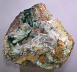14cms GEM ATACAMITE INSIDE SELENITE CRYSTAL LILY MINE 2000 DISCOVERY PERU AB183