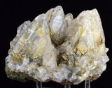 14cms CALCITE WITH QUARTZ CRYSTALS PERU SHINY MINERAL SPECIMEN GB26