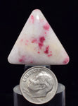 27carats GEM RED THULITE SCAPOLITE MARIALITE CLINOZOISITE PERU CABOCHON BB214