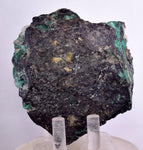 7.9cms DRUZY CHRYSOCOLLA QUARTZ MALACHITE BOTRYOIDAL PERU MINERAL SPECIMEN DB84