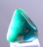 5.5carats GEM SILICA CHRYSOCOLLA CHALCEDONY LILY MINE PERU TUMBLED QUARTZ BB45