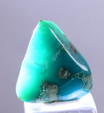 5.5carats GEM SILICA CHRYSOCOLLA CHALCEDONY LILY MINE PERU TUMBLED QUARTZ BB45