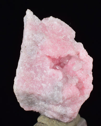 3cms RHODOCHROSITE ROSETTE PYRITE QUARTZ PERU PINK CRYSTALS MINERAL RB483