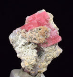 2.3ms RHODOCHROSITE FLUORITE PYRITE CHINA CRYSTAL RHOMBOHEDRAL MINIATURE RB408