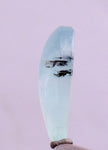 4ct GEM BLUE OPAL SCENIC CABOCHON PERU SEASCAPE PENDANT JEWELRY DENDRITES  BB149