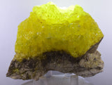 8.3cms SULPHUR NATURAL CRYSTALS BOLIVIA SULFUR POTOSI MINERAL SPECIMEN YB20
