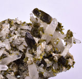 5cms PREMIUM EPIDOTE  QUARTZ CRYSTALS PERU AESTHETIC COLLECTOR CB139