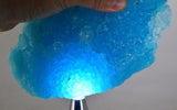 23cms NATURAL SKY BLUE SALAMMONIAC LECONTITE CHILE RARE CRYSTALS MINERAL UB207