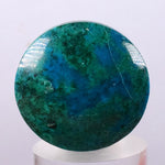 2.8cms CHRYSOCOLLA CABOCHON PERU PARROT WING EILAT STONE JEWELRY PENDANT BB69
