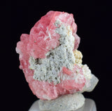 1.7cms RHODOCHROSITE PYRITE FLUORITE CHINA CRYSTAL RHOMBOHEDRAL MINIATURE RB637