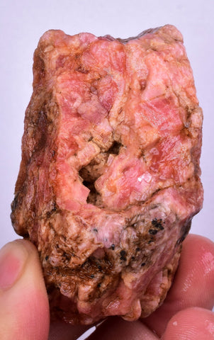 165Grams INKA ROSE RHODOCHROSITE ROUGH PERU GEMSTONES MINERAL SPECIMEN RB378