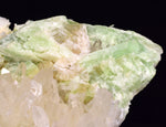 7.5cms AUGELITE CRYSTAL PERU DARK GREEN BRIGHT NEEDLE QUARTZ PASTO BUENO AB233
