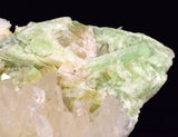 7.5cms AUGELITE CRYSTAL PERU DARK GREEN BRIGHT NEEDLE QUARTZ PASTO BUENO AB233
