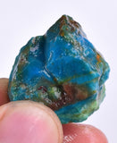 10 Grams GEM BLUE OPAL PERU ROUGH SCENIC SEASCAPE MINERAL SPECIMEN OB138